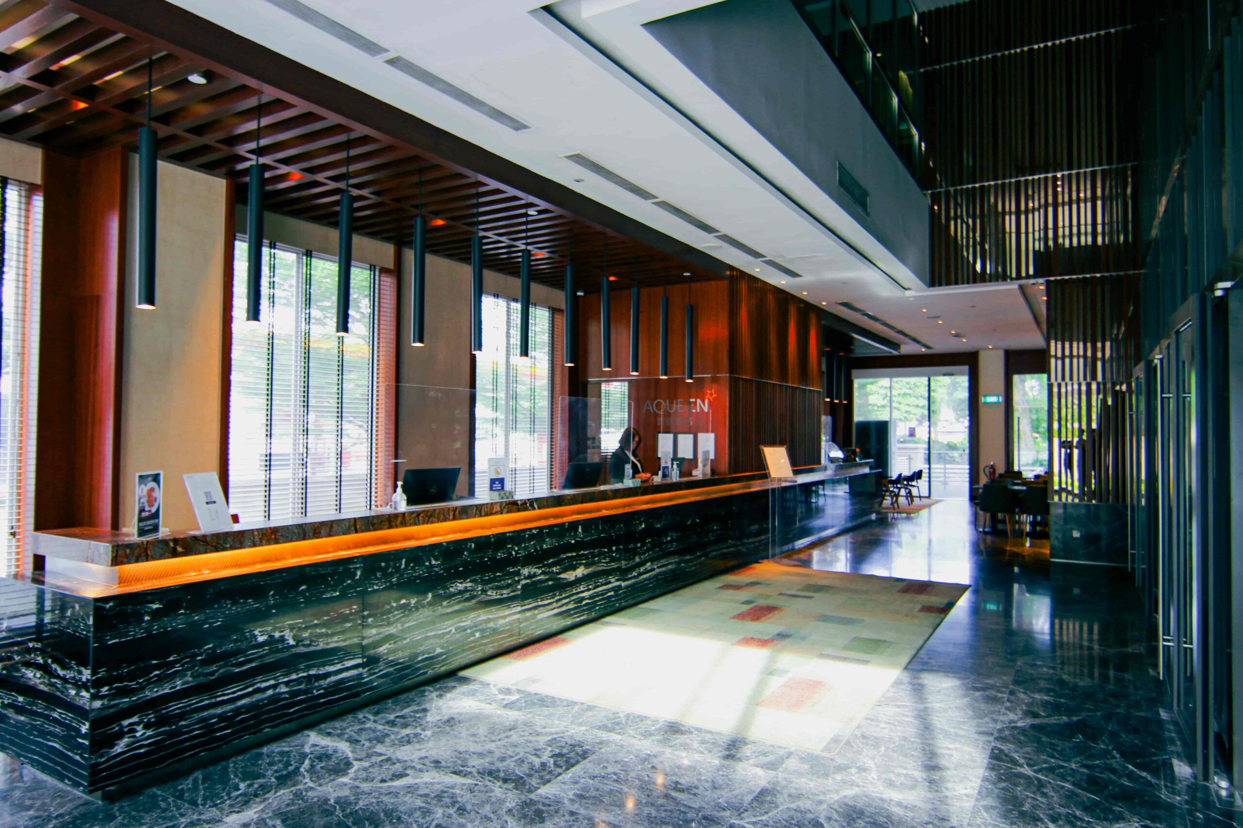 Barrier-free hotel entrance in Singapore